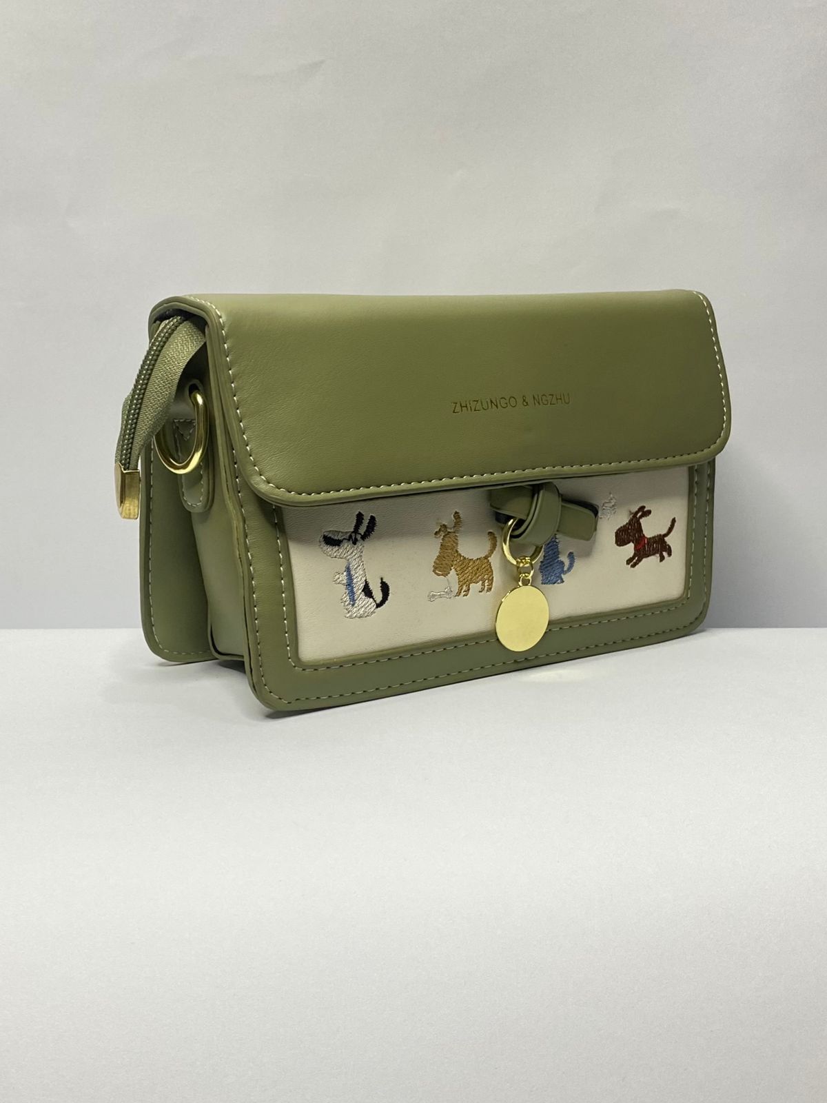 Embroidered Crossbody Bag